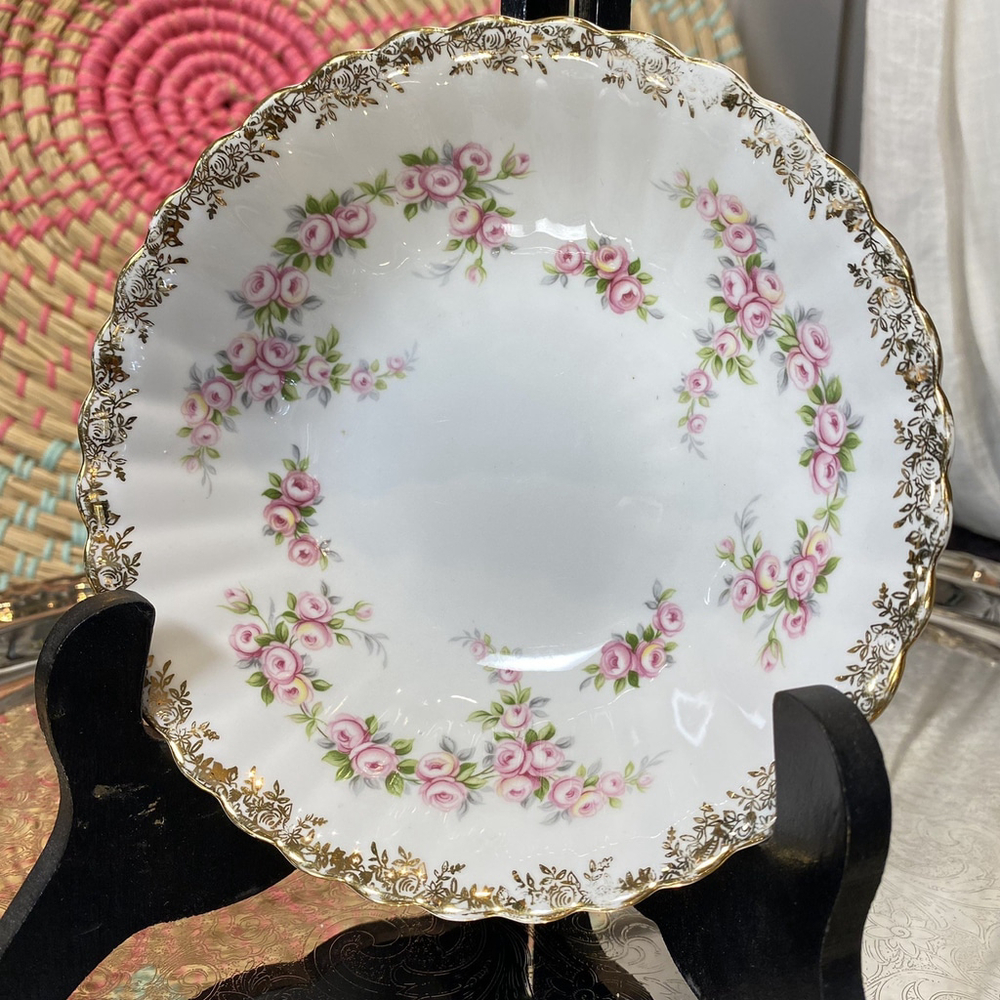 ROYAL ALBERT DIMITY ROSE 6.25” CEREAL / SOUP / MULTIPURPOSE BOWL